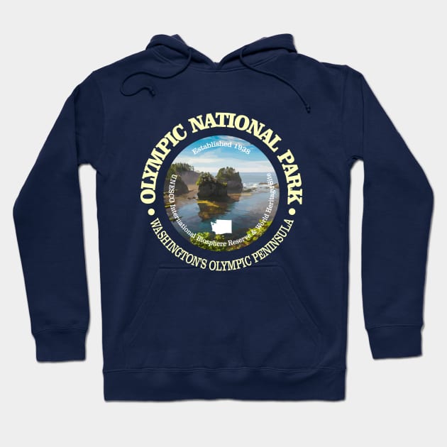 Olympic National Park (rd) Hoodie by grayrider